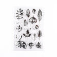 5 PCS Vintage Botanical Arrangement Handbook Clear Silicone Stamp(Falling leaves) - Handbook Decorative Stickers by PMC TechLife | Online Shopping South Africa | PMC TechLife