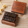 E13 28PCS/Set Vintage Wooden Alphabet and Number Diary Handbook DIY Stamps(Regular Capital) - Handbook Decorative Stickers by PMC TechLife | Online Shopping South Africa | PMC TechLife