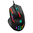 K-Snake Q15 9 Keys RGB Light Effect Wired Mechanical Mouse, Cable Length: 1.5m(Black) - Wired Mice by K-Snake | Online Shopping South Africa | PMC TechLife | Buy Now Pay Later Mobicred