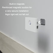Human Infrared Smart Sensor Wireless Magnetic LED Night Light(Plane Lens)