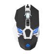 K-Snake Q18 9 Keys 6400DPI Glowing Machine Wired Gaming Mouse, Cable Length: 1.5m(Black) - Wired Mice by K-Snake | Online Shopping South Africa | PMC TechLife | Buy Now Pay Later Mobicred