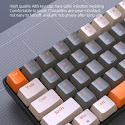 ZIYOU LANG K68 68 Keys Bluetooth Wireless Dual Model Mechanical Keyboard, Style: Red Shaft Version (Shimmering)