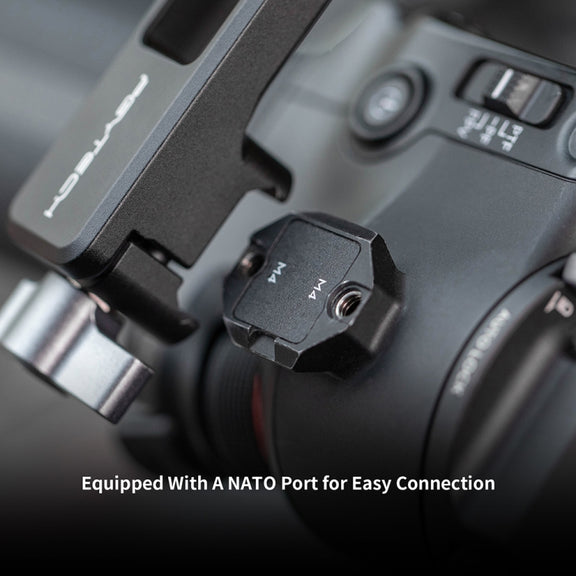 PGYTECH Mini Focus Handgrip Mount For DJI Ronin RS 3/RS 3 Pro/RS 2/RSC 2(Black)