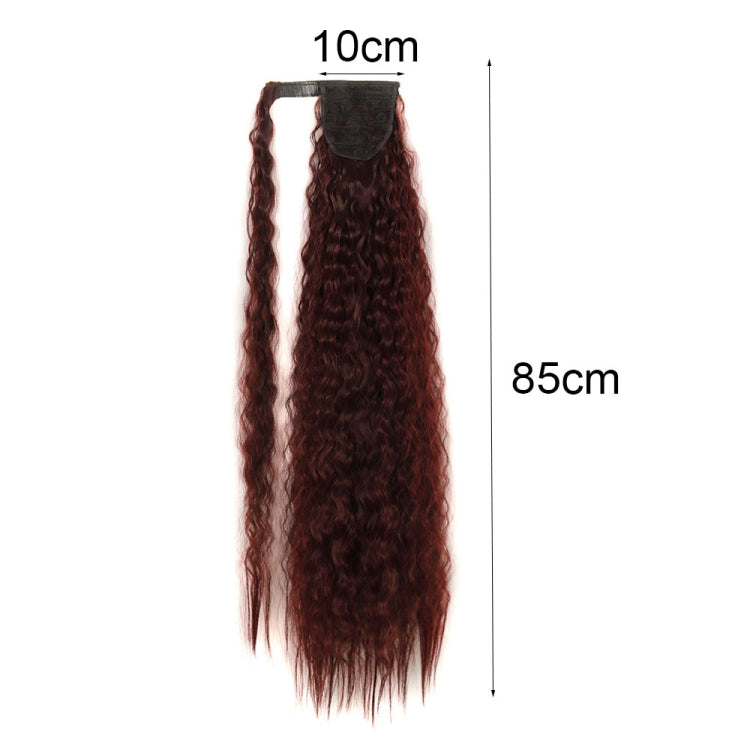 MST8568 Invisible Adhesive Bandage Wigs Corn Perm Long Ponytail Wigs(27H613)