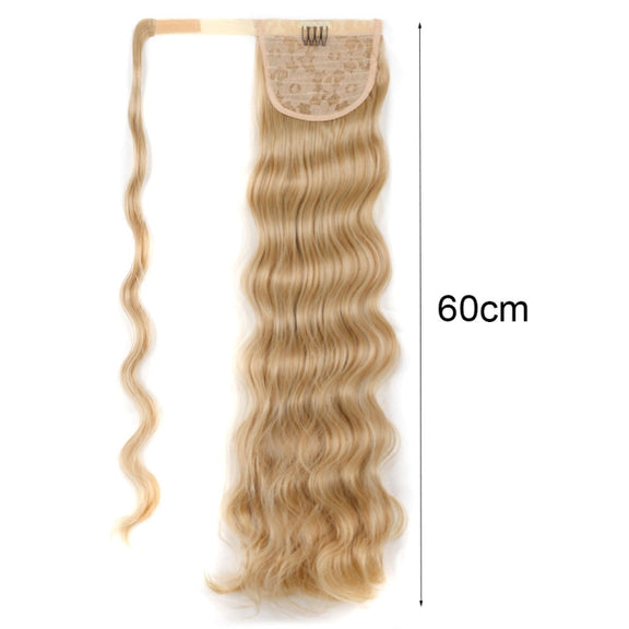 MST08 Adhesive Tie-On Wigs Ponytail Fluffy Long Curly Wigs High-Ponytail(27M613)