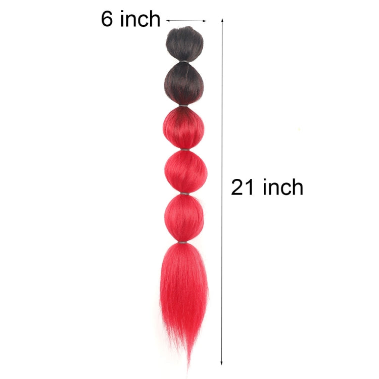 DLMW01 Bubble Shape Shaggy Wig Ponytail Drawstring Long Ponytail Wigs, Spec: 27
