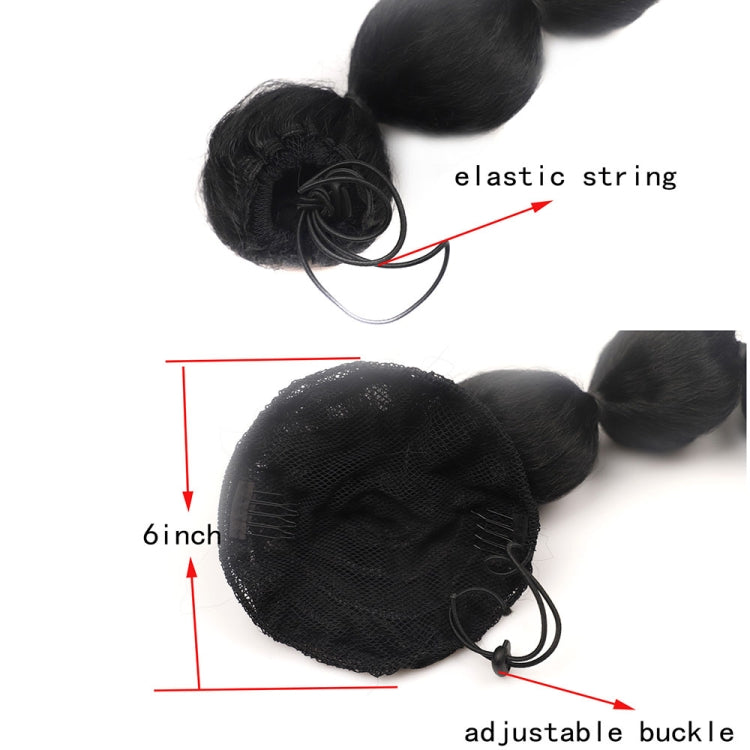DLMW01 Bubble Shape Shaggy Wig Ponytail Drawstring Long Ponytail Wigs, Spec: 27