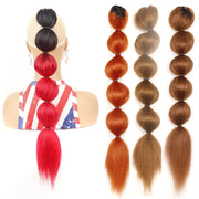 DLMW01 Bubble Shape Shaggy Wig Ponytail Drawstring Long Ponytail Wigs, Spec: BT0906