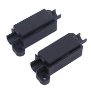 10pcs 100A Small Fork Bolt Fuse Block Car Air Conditioning All The Way Fuse Box Fuse Holder(Black)