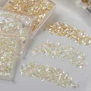 Nail Art Decoration Seashell Fragment Nail Decoration, Style: 03 Smooth