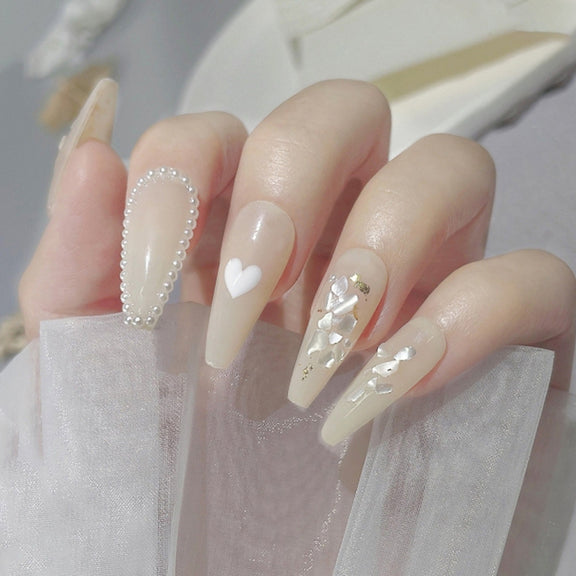 Nail Art Decoration Seashell Fragment Nail Decoration, Style: 03 Smooth