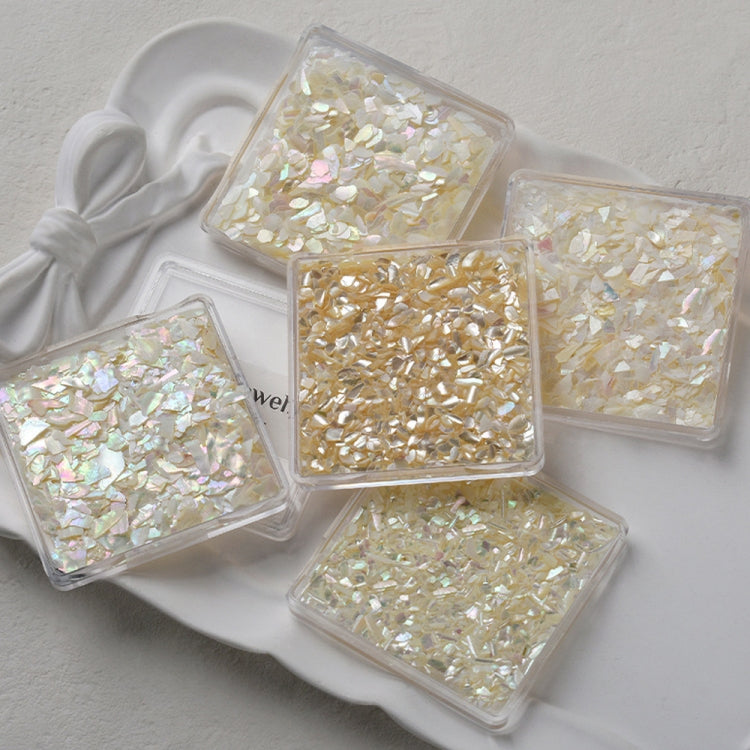 Nail Art Decoration Seashell Fragment Nail Decoration, Style: 05 White