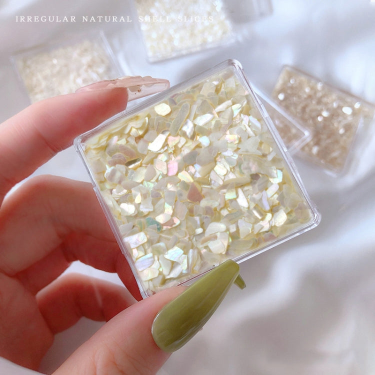 Nail Art Decoration Seashell Fragment Nail Decoration, Style: 05 White