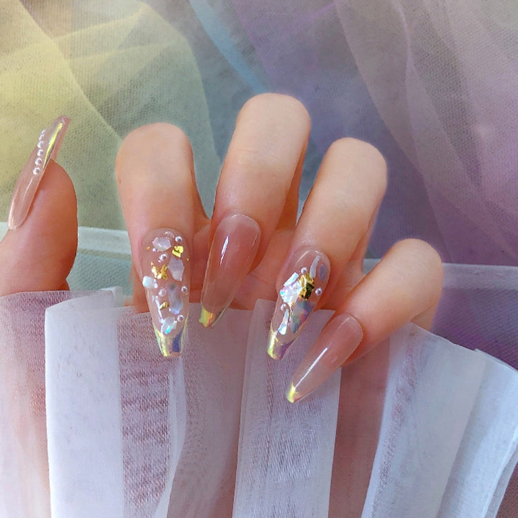 Nail Art Decoration Seashell Fragment Nail Decoration, Style: 05 White
