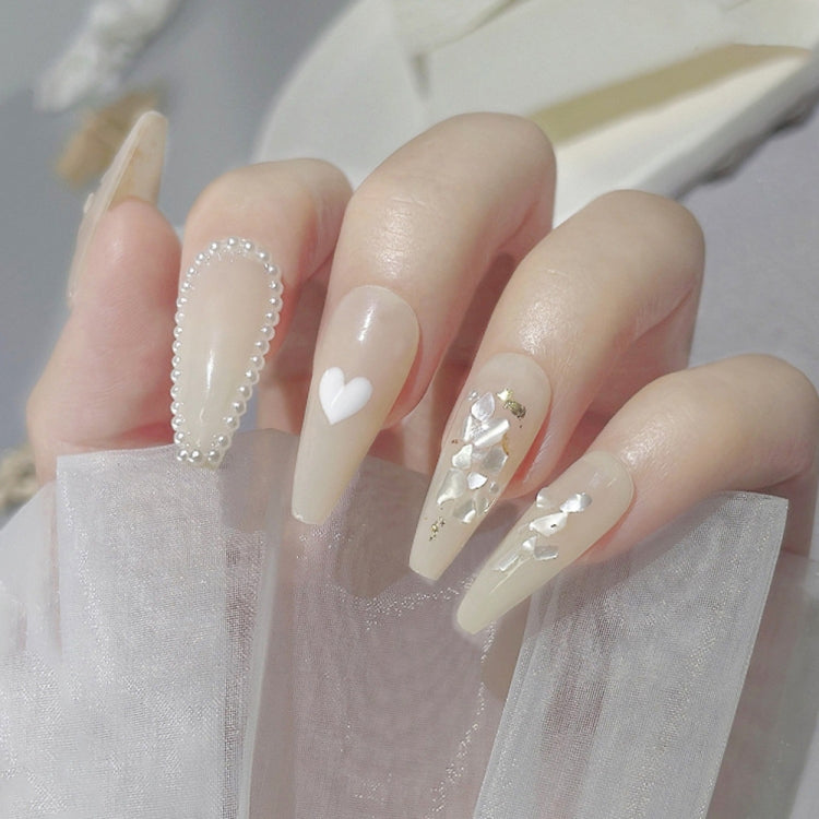 Nail Art Decoration Seashell Fragment Nail Decoration, Style: 05 White
