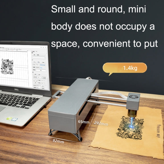 DAJA DJ7 7W Non-metal Laser Carvings Mini Marking Machine Can Cut Wood Board Paper Leather, US Plug