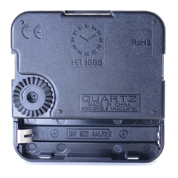 2 PCS HR1688 Quartz Clock Mechanism Movement,Spec: 32mm/ 24mm