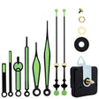 Shaft Length 18.5mm Quartz Clock Silent Movement + Luminous Hands DIY Kit,Spec: Movement+3 Sets Needles - DIY Clocks by PMC TechLife | Online Shopping South Africa | PMC TechLife | Buy Now Pay Later Mobicred