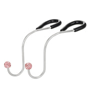 Multifunctional Car Seat Hooks With Diamond Inlay(Pink)