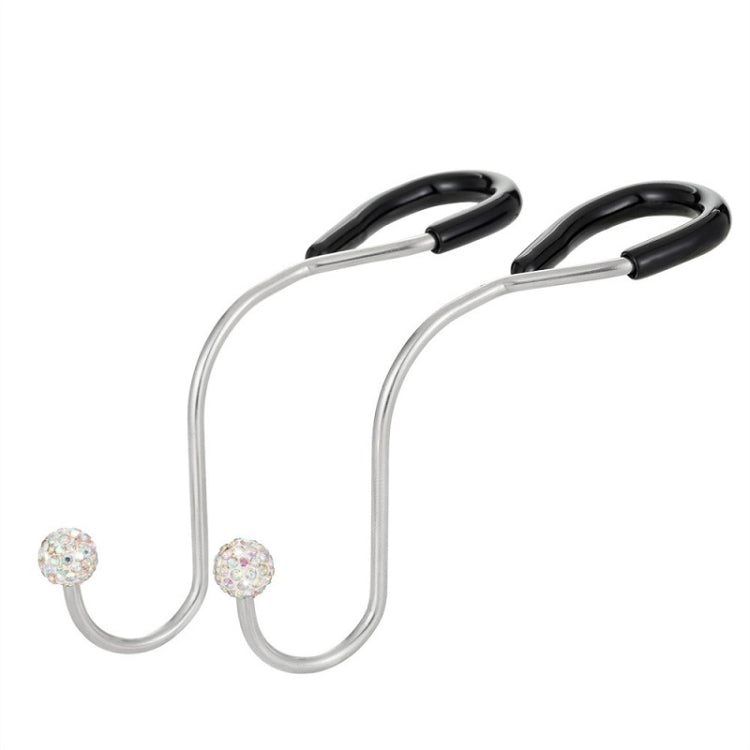 Multifunctional Car Seat Hooks With Diamond Inlay(AB Color)