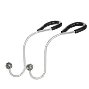 Multifunctional Car Seat Hooks With Diamond Inlay(Shiny Black)