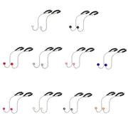Multifunctional Car Seat Hooks With Diamond Inlay(Black)