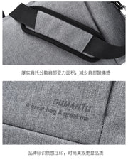 OUMANTU 020 Event Computer Bag Oxford Cloth Laptop Computer Backpack, Size: 14 inch(Dark Gray)