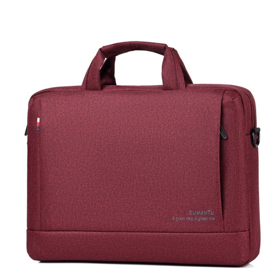 OUMANTU 020 Event Computer Bag Oxford Cloth Laptop Computer Backpack, Size: 15 inch(Wine Red)