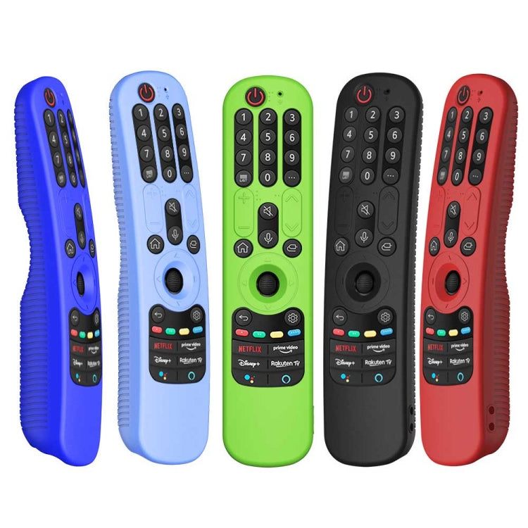 For LG An-MR21GC / AN-MR21N / AN-MR21GA TV Remote Control Silicone Protective Case(Blue)