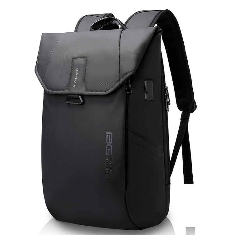 BANGE BG-2575  Anti theft Water-resistant Laptop Backpack 15.6 Inch Daily Work Business Backpack(Black)