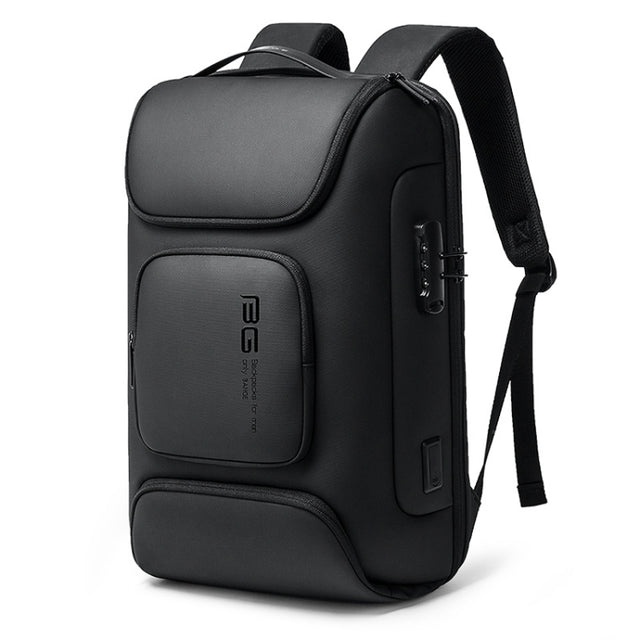 BANGE  BG-7216plus Antitheft Water-resistant Travel Men Backpack 15.6 Inch Laptop Bag(Black)