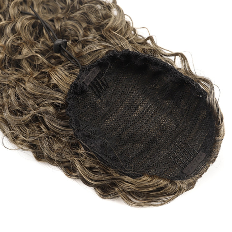 LSDP22 Drawstring Long Curly Wig Ponytail Mesh Curly Ponytail(1BT27)