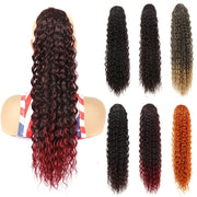 LSDP22 Drawstring Long Curly Wig Ponytail Mesh Curly Ponytail(2)