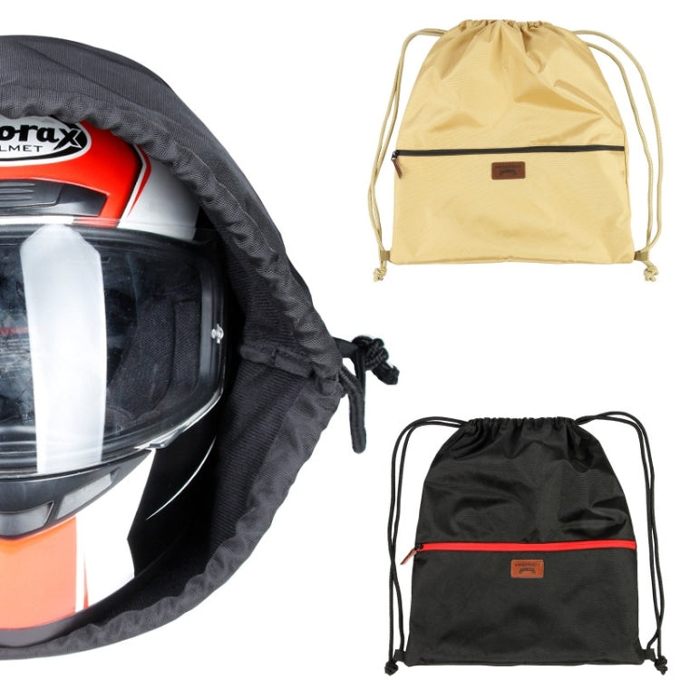 MESOROCK Outdoor Riding Motorcycle Helmet Water-resistant Drawstring Bag, Color: Yellow