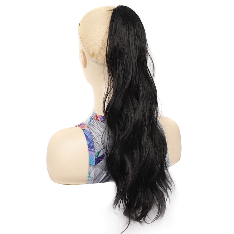 P96 Clip-On Wig Long Ponytail Water Ripple Long Curly Wig(2)