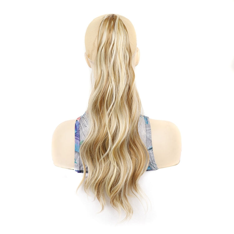 P96 Clip-On Wig Long Ponytail Water Ripple Long Curly Wig(27H613)