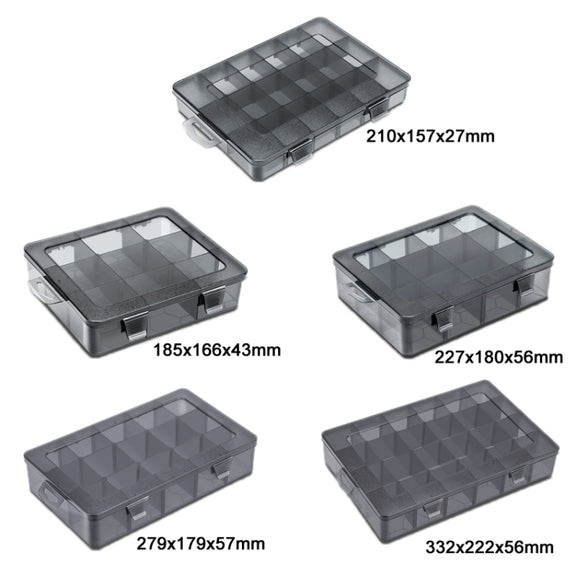 Multi-Compartment Sorted Electronic Parts Organiser, Specifications: 12 Grid