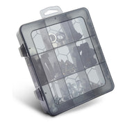 Multi-Compartment Sorted Electronic Parts Organiser, Specifications: 12 Grid