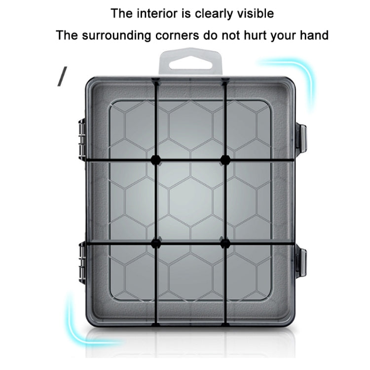 Multi-Compartment Sorted Electronic Parts Organiser, Specifications: 15 Grid