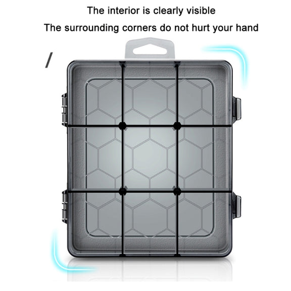 Multi-Compartment Sorted Electronic Parts Organiser, Specifications: 15 Grid
