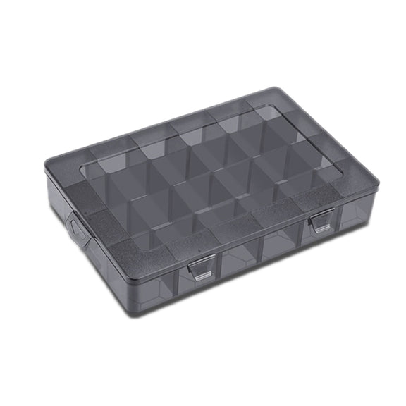 Multi-Compartment Sorted Electronic Parts Organiser, Specifications: 24 Grid