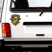 5pcs P200 Fishing Force Car Sticker(Black Background)