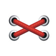 10pcs Shoelace Car Sticker Body Cover Up Scratch Patch Sticker(Red Cross) - Decorative Sticker by PMC TechLife | Online Shopping South Africa | PMC TechLife | Buy Now Pay Later Mobicred