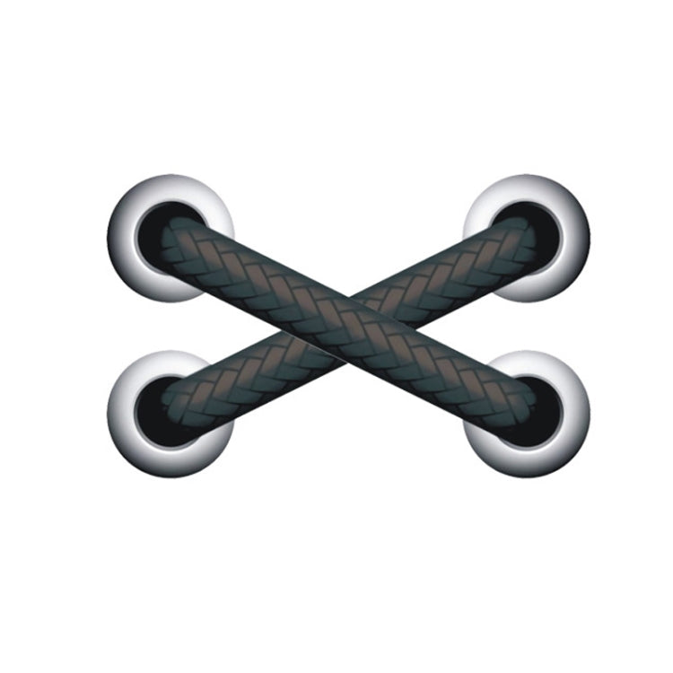 10pcs Shoelace Car Sticker Body Cover Up Scratch Patch Sticker(Black Cross)