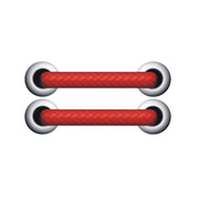 10pcs Shoelace Car Sticker Body Cover Up Scratch Patch Sticker(Red Horizontal)