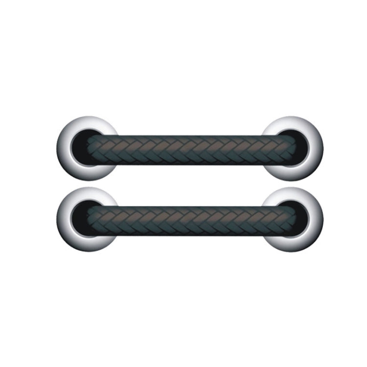 10pcs Shoelace Car Sticker Body Cover Up Scratch Patch Sticker(Black Horizontal)