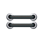 10pcs Shoelace Car Sticker Body Cover Up Scratch Patch Sticker(Black Horizontal)