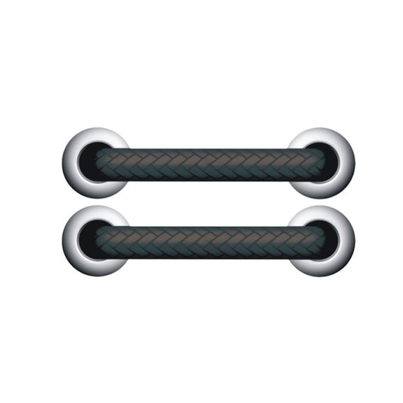 10pcs Shoelace Car Sticker Body Cover Up Scratch Patch Sticker(Black Horizontal)