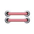 10pcs Shoelace Car Sticker Body Cover Up Scratch Patch Sticker(Pink Horizontal) - Decorative Sticker by PMC TechLife | Online Shopping South Africa | PMC TechLife | Buy Now Pay Later Mobicred