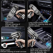 SUITU Car Wireless Wet And Wet Charging Handheld Vacuum Cleaner, Style: Basic Black